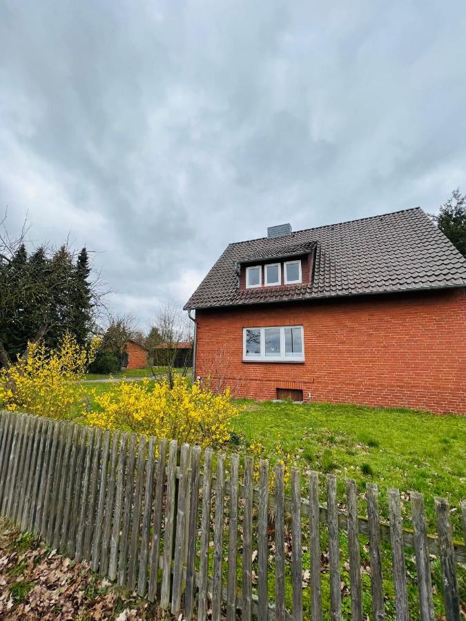 Helles Ferienhaus Storchenblick Buchholz Aller Bagian luar foto